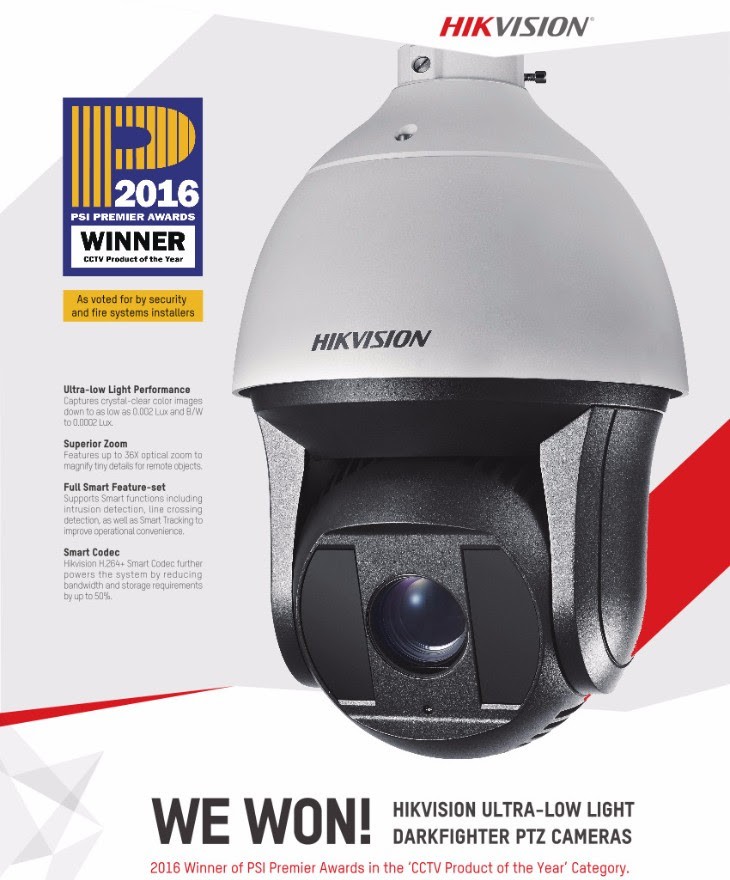 Hikvision Wins CCTV Product of the Year